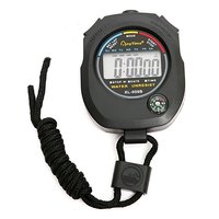 Chronomètre de sport portable, chronomètre numérique étanche, affichage LCD, chronomètre, minuterie de comptage, minuterie de fitness