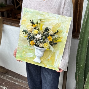 Pintura <span class=keywords><strong>al</strong></span> óleo francesa 3D de bricolaje con <span class=keywords><strong>flores</strong></span> preservadas-ilustraciones florales elegantes <span class=keywords><strong>para</strong></span> la decoración del hogar y comercial - Product Image 3