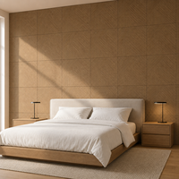 Panneau mural insonorisant en feutre PET et impression UV moderne pour la rénovation murale commerciale – Vente en gros