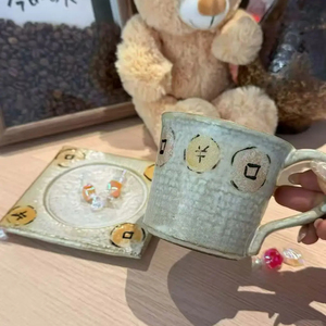 Taza Creativa <span class=keywords><strong>de</strong></span> <span class=keywords><strong>Sol</strong></span> y Luna, Taza <span class=keywords><strong>de</strong></span> Café <span class=keywords><strong>de</strong></span> Gres - Product Image 3
