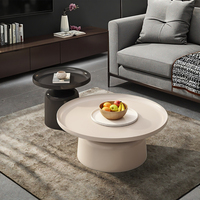 Ensemble de table basse de style crème minimaliste moderne à vendre à chaud Table d'appoint en bois de conception simple créative pour un usage domestique pour les petits