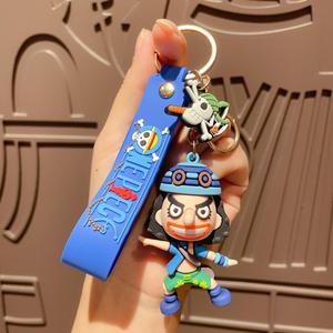 Móc khóa 3D mát mẻ dễ thương phim hoạt hình Luffy mảnh móc khóa xe Túi Chìa Khóa trang trí mặt dây chuyền Anime móc khóa tùy chỉnh bán buôn Quà Tặng phụ nữ - Product Image 5