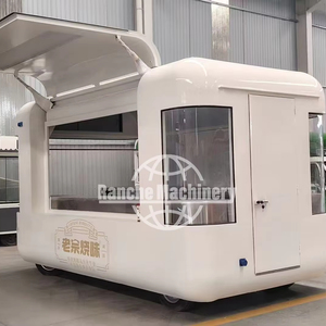 Remorque mobile en acier inoxydable, conforme à l'inspection, remorque de concession, remorque alimentaire, camion de nourriture, chariot à snack en acier inoxydable - Product Image 1