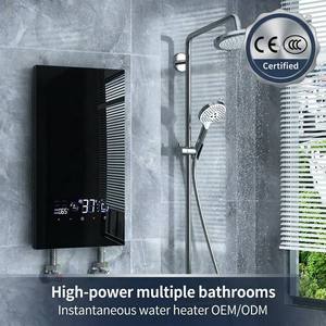 Calentador de Agua Eléctrico Instantáneo de Pared, 8500W, 220V, Control Táctil, Aluminio Fundido, IPX4 Impermeable, Ahorro de Energía - Product Image 1