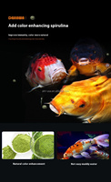 Nourriture pour poissons d'ornement à petits granulés poisson rouge koi nourriture sèche eau non boueuse spéciale pour les ménages