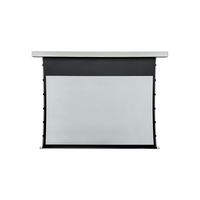 Écran de projection professionnel 8K Ultra HD anti-reflet pour bâtiments de bureaux modernes et grands espaces bibliothèques