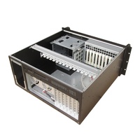 Châssis en alliage d'aluminium IPC 4U ATX pour montage en rack avec ventilateur pour utilisation sur ordinateur de bureau en stock