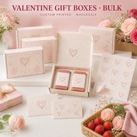 Samenpapier-Seifengeschenkbox mit Bauchband und Dankeskarte, pflanzbar, individuell bedruckt für Großhandelsbox zum Valentinstag