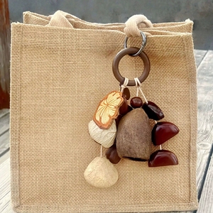 Wholesale Boho Handmade Natural Fruit Shell <b>Wind</b> <b>Chime</b> Bag Charm Hanging Pendant For Gift - Product Image 4