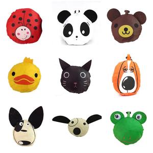 Sevimli hayvan köpek Panda şekli katlanabilir alışveriş çantası bakkal depolama katlanır yeniden kullanılabilir Tote çanta seyahat alışveriş çantası - Product Image 3