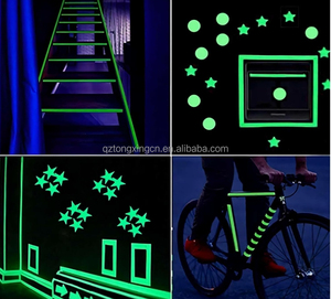 Película luminosa autoluminosa larga, vinilo autoadhesivo fotoluminiscente que brilla en la oscuridad, película de vinilo, cinta reflectante luminosa, seguridad - Product Image 5
