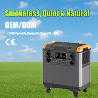 Stations d'alimentation portables 3000W/5000W, générateur extérieur 2688WH/5376WH, charge solaire, alimentation de secours pour le camping