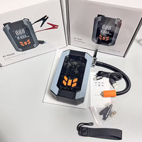 Nouveau Compresseur d'Air Portable Sans Fil 7200 mAh 2025 avec Moniteur de Pression des Pneus et Démarreur d'Urgence pour Voiture