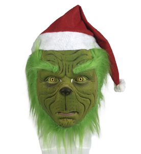 Conjunto <span class=keywords><strong>de</strong></span> Disfraz Cosplay del <span class=keywords><strong>Grinch</strong></span>, <span class=keywords><strong>Traje</strong></span> <span class=keywords><strong>de</strong></span> Poliéster para Adulto con Máscara, Atuendo <span class=keywords><strong>de</strong></span> Pelo Verde para Fiestas <span class=keywords><strong>de</strong></span> Navidad y Festividades - Product Image 5