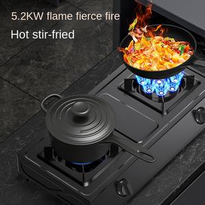 Nouveau Design 0.45mm Épaisseur Tôle Laminée À Froid Surface Appareil De Cuisine 2 Brûleurs Cuisinière À Gaz Cuisinière À Gaz Gris Table Top Cooktops - Product Image 5