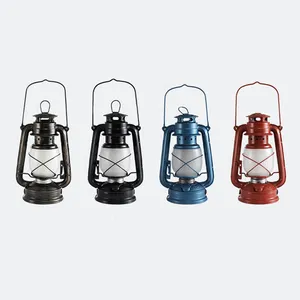 Antique Windproof Night Led Portable Outdoor Lantern Camping Hiking Light