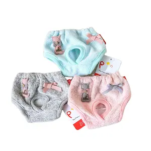 Washable female dog diapers dog sanitary pants Musonle breathable soft dogs for female dog physiological period