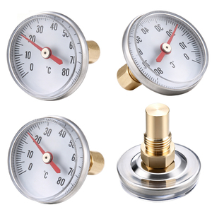 Factory Sales Ordinary Thermometer With Brass Stem Easy Reading <strong>Temperature</strong> Gauge Configurable Protective <strong>Cover</strong> High Quality - Product Image 2