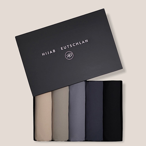 Biểu Tượng Tùy Chỉnh In Ấn Khăn Lụa Khăn Choàng Khăn Hijab Bao Bì Hộp Quà Tặng Cho Khăn Hijab Khăn Choàng - Product Image 1