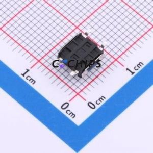 TS-1047A-A38B3-D2 Tactile Switch SMD,6.2x6.4mm Switch Single Pole Single Throw Round Button 2.5N Vertical Mount - Product Image 2