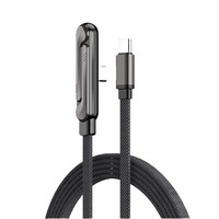Cable de Datos USB C Tipo C Trenzado de Alta Calidad al por Mayor, 1m, con Soporte, PD3.1, Transferencia de Datos de 480Mbps, Cargador Rápido de 240W