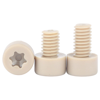 Haute résistance PEEK Torx vis à tête cylindrique boulons en plastique résistant à la chaleur résistant à la Corrosion acide alcalin M4 M5 M6