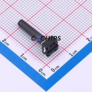 TS-1102S-C-19-B Tactile Switch SMD-4P,6x6mm Switch Single Pole Single Throw Round Button 2.6N Vertical Mount - Product Image 2