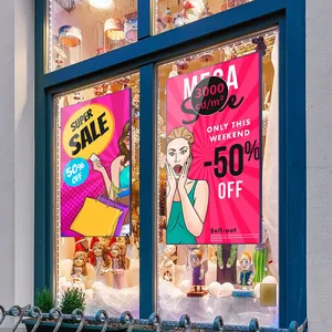 Коммерческий двухсторонний цифровой вывески высокой яркости Магазин Потолочный подвесной ЖК-рекламный цифровой оконный дисплей