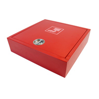 Armoire à enrouleur de tuyau d'incendie en acier doux, simple ou double porte, pour systèmes de lutte contre l'incendie et de protection incendie