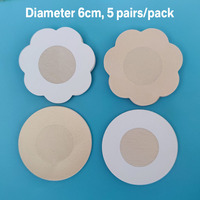 En vrac En Gros Du Sein Mamelon Pasties Couvre-mamelons pour Femmes Réutilisable Mamelon Couverture Autocollant Sous-Vêtements Vêtement