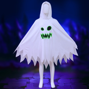 ชุดคลุมผีเรืองแสงสีขาวสำหรับเด็กในวันฮาโลวีน ชุดคอสเพลย์ปาร์ตี้วันฮาโลวีน - Product Image 1