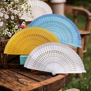 Multicolor Wooden Folding Fan Vintage Bamboo With Carved Animal Design Home Decoration for Wedding or Birthday - Product Image 4
