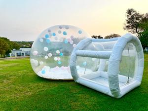 Tente à <span class=keywords><strong>bulles</strong></span> occultante gonflable pour hôtel, jardin, extérieur, bâche dôme Igloo transparente de luxe de 10 pieds avec ballon - Product Image 2
