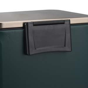 Cubo de Basura de Lujo para Dormitorio de Hotel, Cuadrado, Verde, de 9L, 12L, 20L, 30L, con Pedal y Tapa Dorada, Cubo Interior - Product Image 6