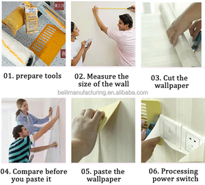 <span class=keywords><strong>Película</strong></span> Decorativa Autoadhesiva de PVC con Patrón de Ramas sobre Fondo Blanco Minimalista, Moderna, Ecológica, Impermeable y Resistente a las Manchas - Product Image 5