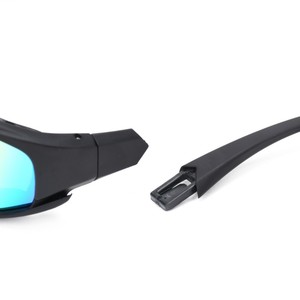 Gafas de seguridad tácticas con montura completa, lentes de policarbonato antirrayas, montura TR90 para protección contra el polvo en sitios de construcción - Product Image 3