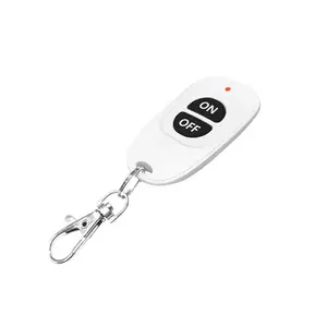 Universal RF 433mhz 2 Buttons Waterproof Remote Control Transmitter Wireless On Off Button Ev1527 Learning Code