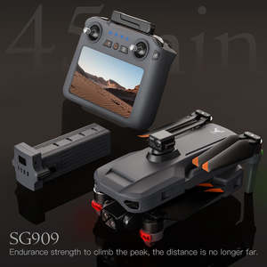 Dron FPV de Plástico para Principiantes SG909, Cámara Dual 4k, Gimbal de 3 Ejes, 5.8g Digital, 5km de Alcance, Control por Aplicación, Plegable, Modo de Vista 3D - Product Image 6