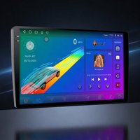 Système de navigation GPS autoradio Android 13 universel 10 pouces avec écran tactile RGB BT/WiFi AM/FM DSP portable pour lecteur