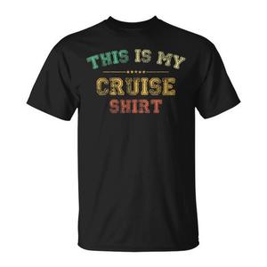 Camiseta Promocional con la Frase "This Is My Cruise Love Cruising Vacation" - Product Image 1