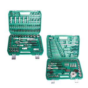 Ensembles d'outils à main de mécanicien professionnel Kits d'outils de réparation de voiture Clé à cliquet Clé à douille Kits d'outils Ensembles de douilles combinés - Product Image 3