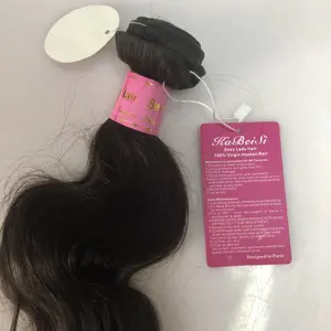 Groothandel Custom Instructies Kleuren Tag Met String Gift Tags Bundel Wraps Voor Haarverlenging