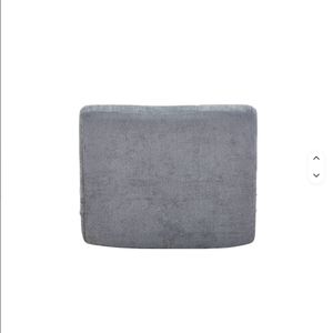 Fauteuil inclinable gris en tissu, chaise longue individuelle rembourrée pour salon et chambre à coucher - Product Image 2