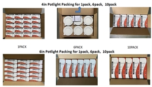 3 4 6 inch LED Đèn trần <span class=keywords><strong>6W</strong></span> 9W 12W AC 120V lạnh ánh sáng trắng siêu mỏng LED nồi Downlight - Product Image 6