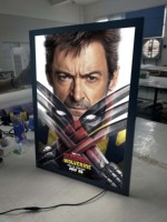 Affiches lumineuses LED publicitaires intérieures personnalisées de 24 x 36 pouces, boîte à lumière avec cadre magnétique en aluminium, boîte à lumière LED mince