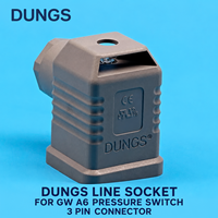 Pressostat mécanique compact DUNGS GW50A6 sans alimentation externe pour applications de brûleurs industriels