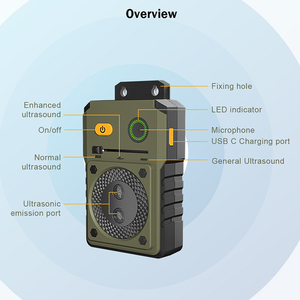 Repelente de perros ultrasónico <span class=keywords><strong>Control</strong></span> de ladridos Rango efectivo 15M Batería recargable impermeable> 20 horas Tres ultrasonidos - Product Image 5