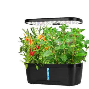 Kit di coltivazione idroponica da giardino verticale da interno per coltivazione di ortaggi idroponici intelligenti Brimmel 6 baccelli