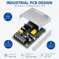 LRS-50-24 50W 24V 2.2A Catu Daya Switching Ultra Tipis Output Tunggal AC DC SMPS 12V 5V untuk Kabinet Kontrol LED Industri
