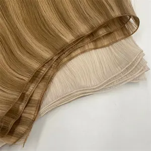 Saw In Thinnest Invisible Weft Double Drawn Raw Pure 100% Virgin Human Hair Genius Weft